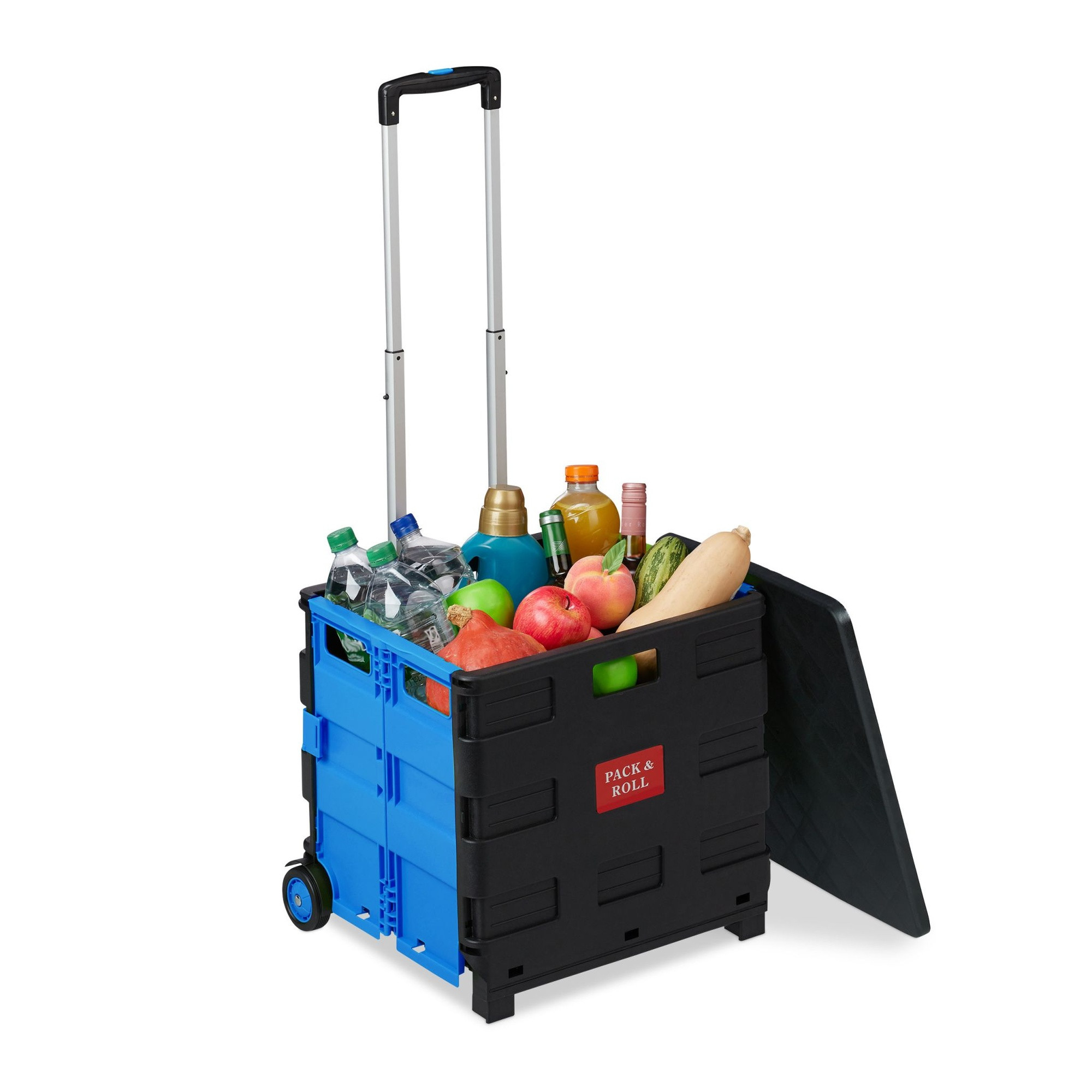 Carrito de compras plegable