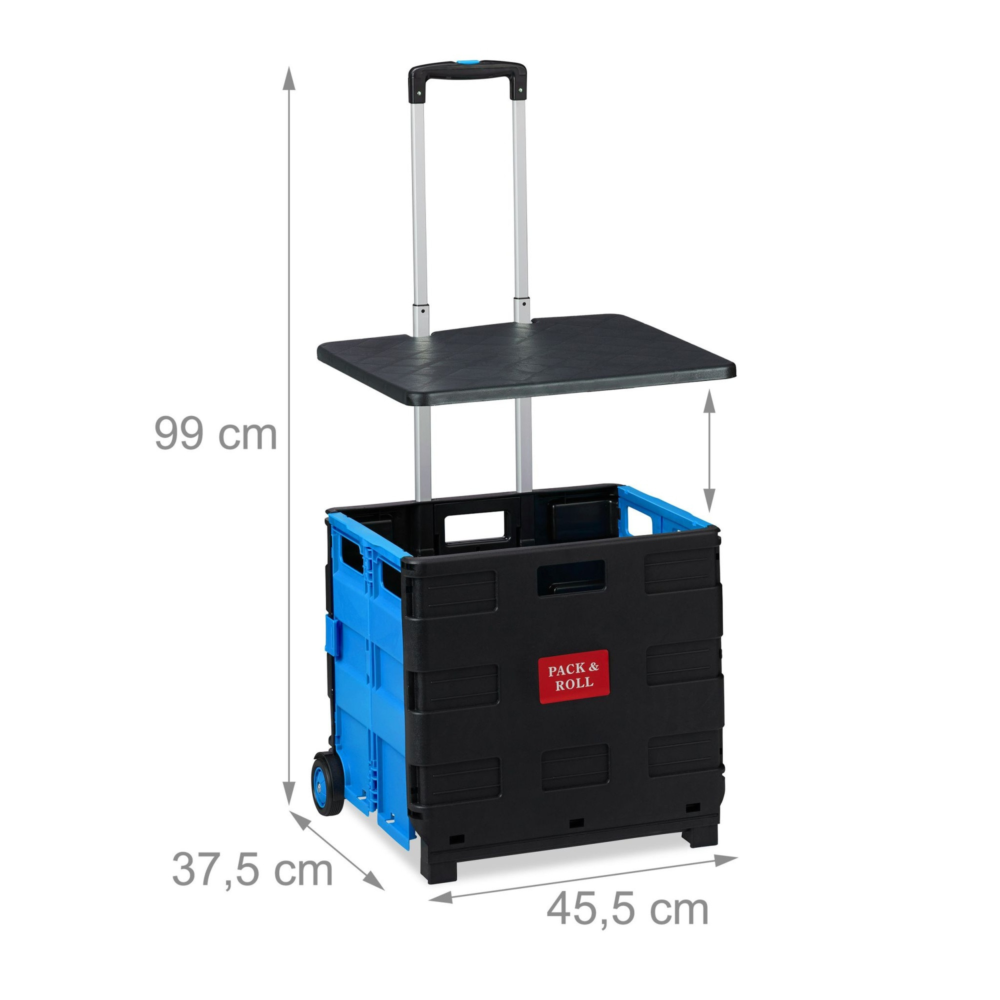 Carrito de compras plegable