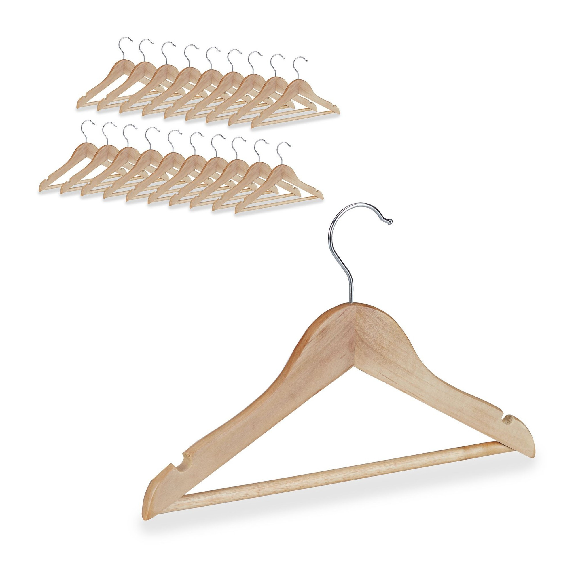 Conjunto de 20 cabides infantis