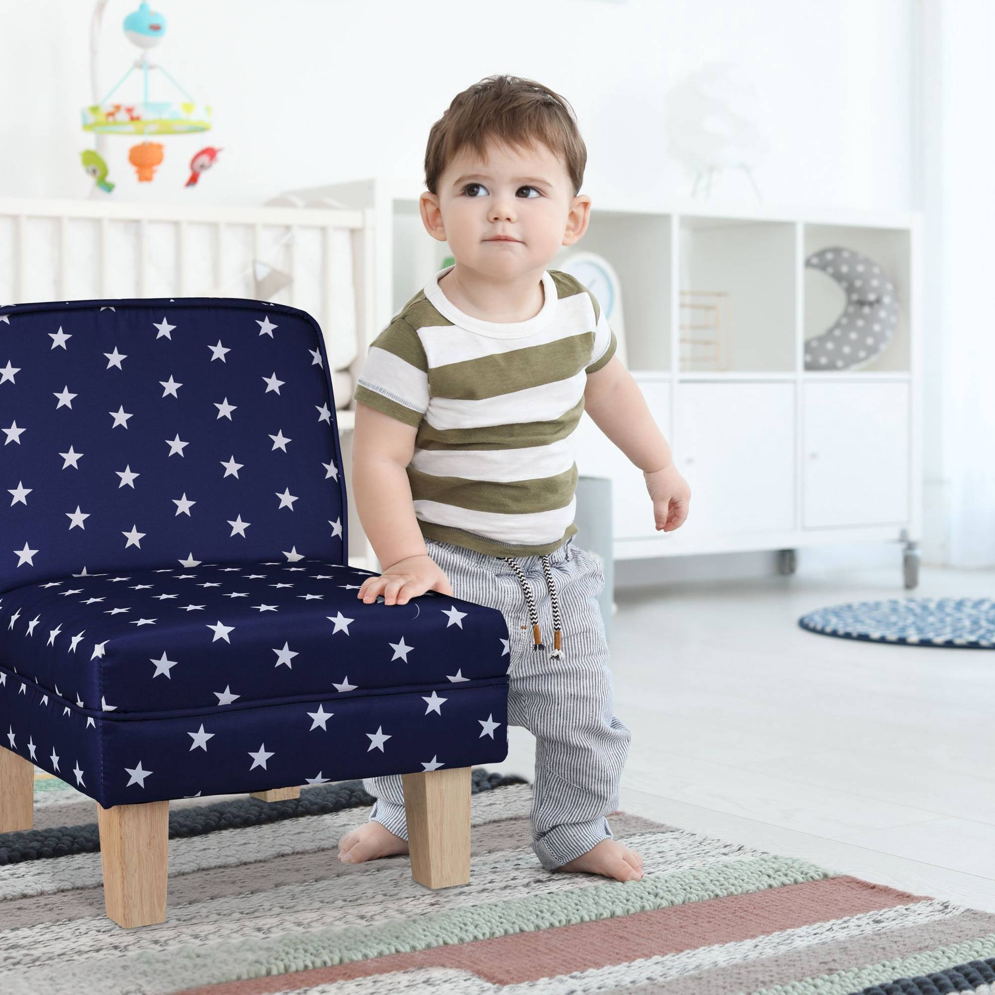 Poltrona per bambini con stelle