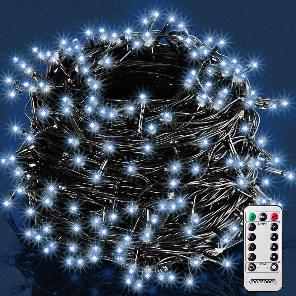 Christmas String Lights 40m, 400 LEDs, Remote Control