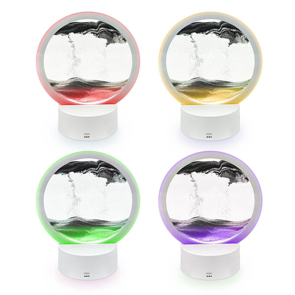 Sandscape Lamp with LED Base, USB & Battery Powered