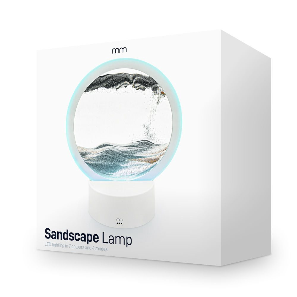 Sandscape Lamp with LED Base, USB & Battery Powered