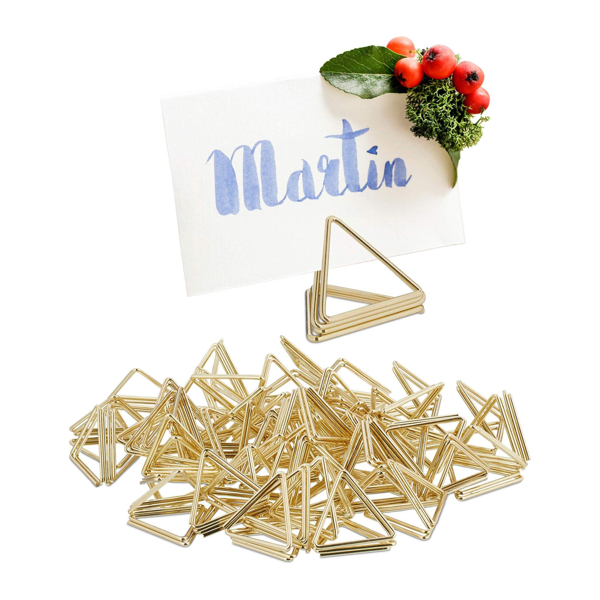 Triangle for placement cards, 48 ​​pcs