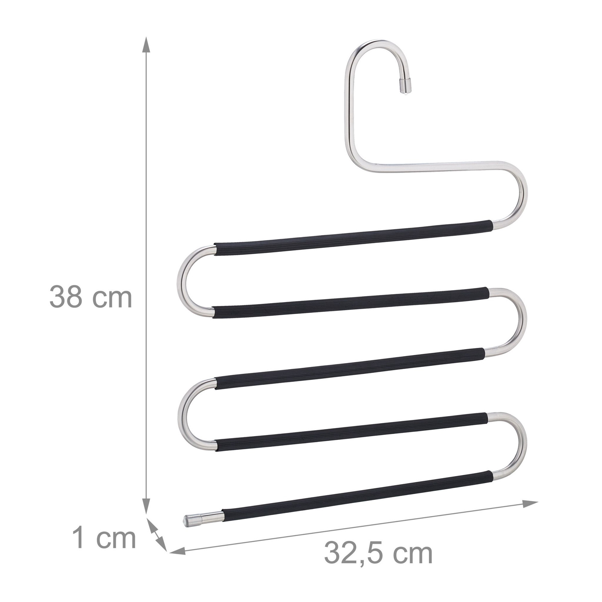 Conjunto de 4 cabides para calças