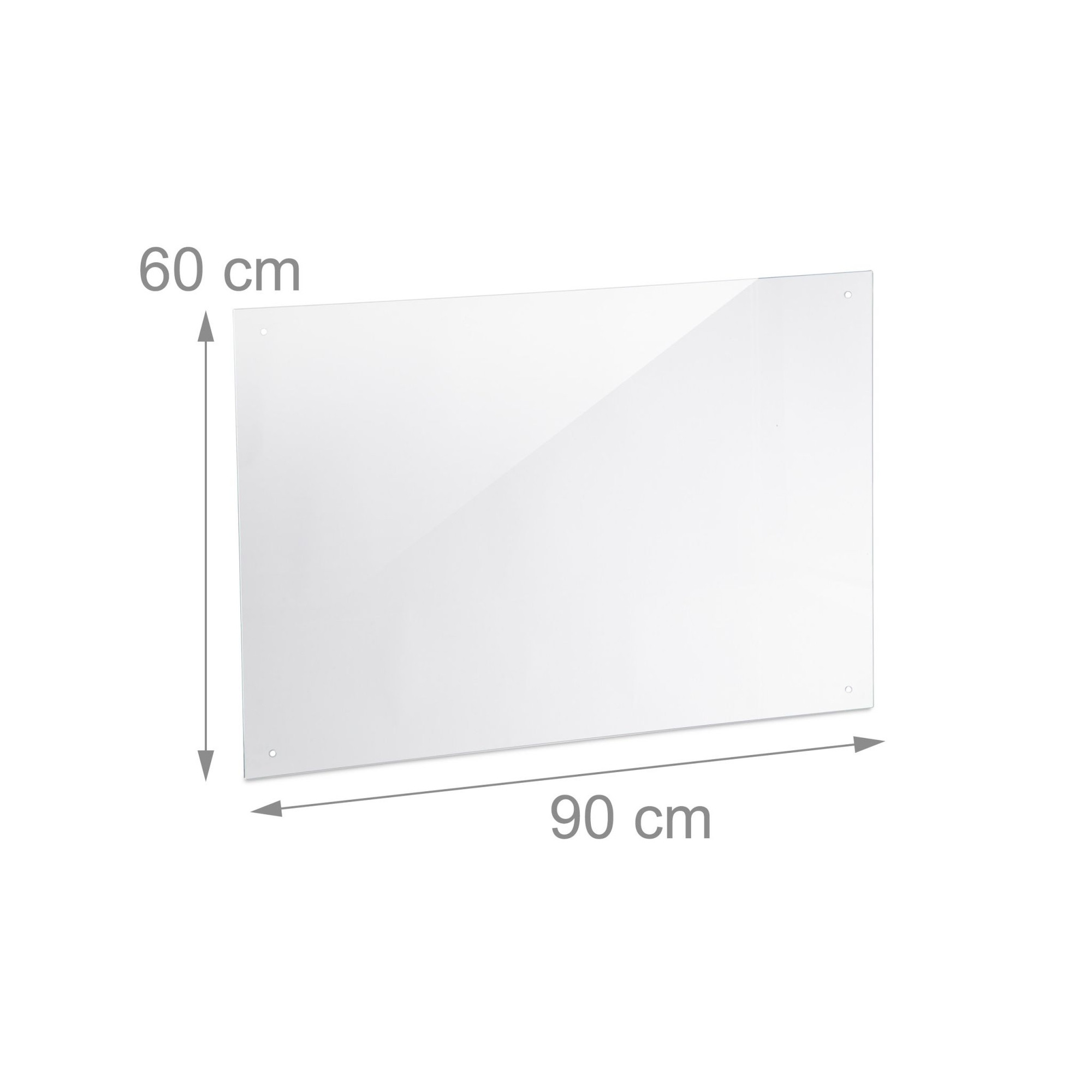 Splash guard for kitchen 90 cm