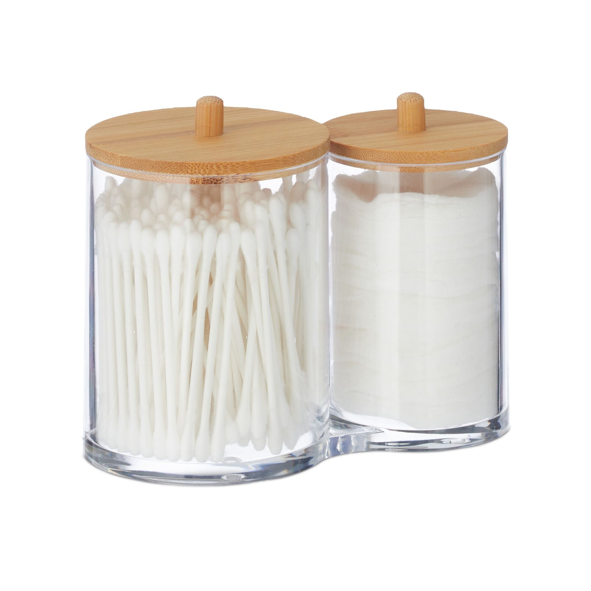 Contenitore per dischetti di cotone e cotton fioc