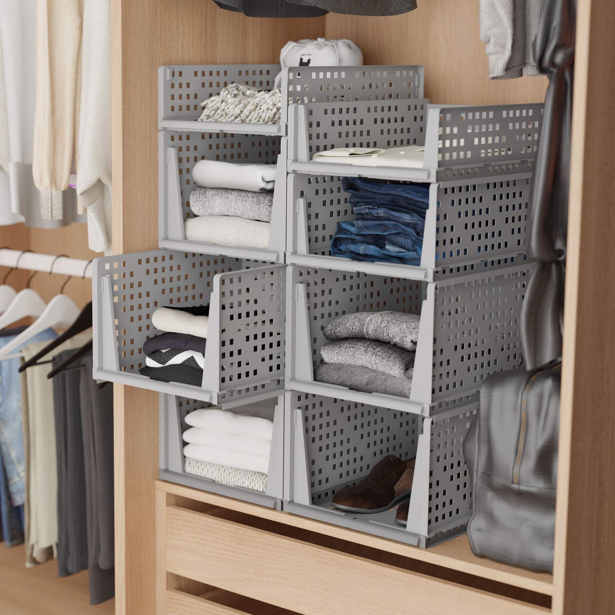Schrank-Organizer 3er-Pack