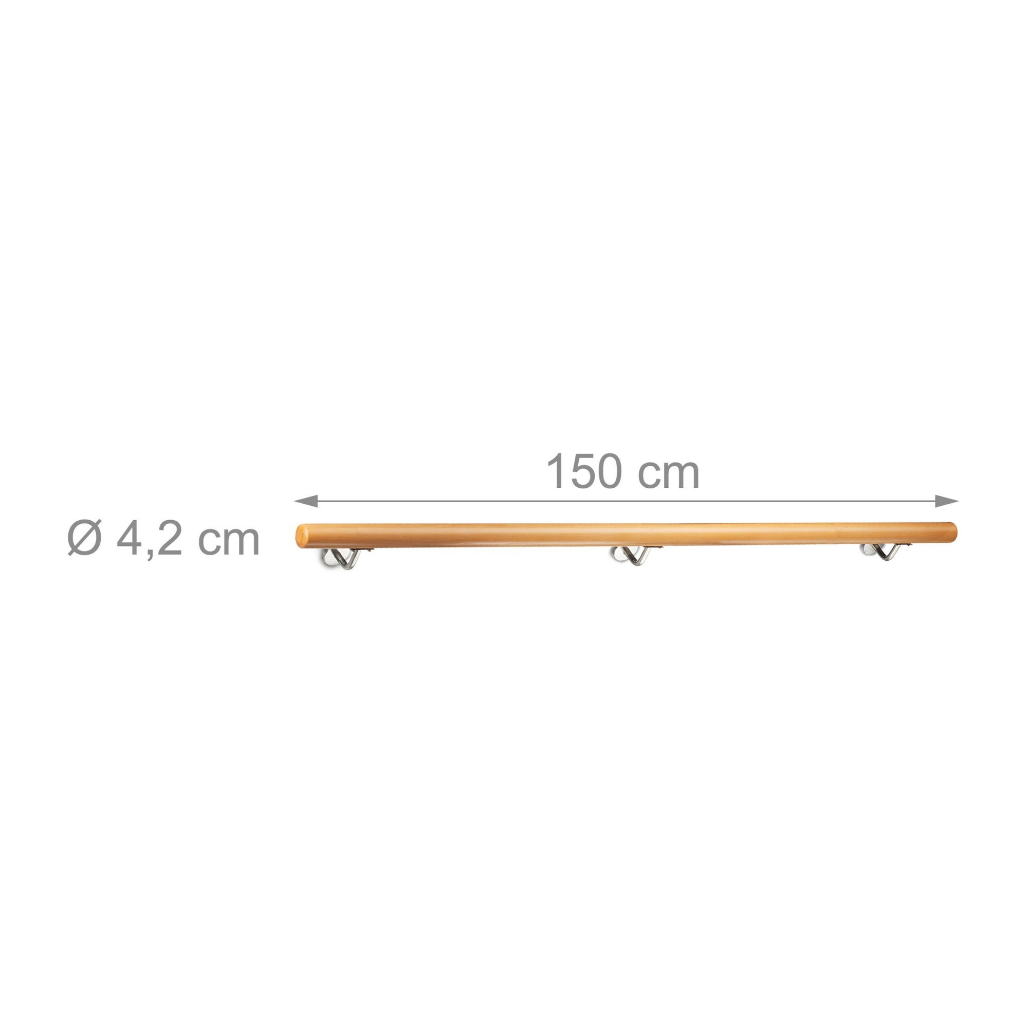 Houten leuning