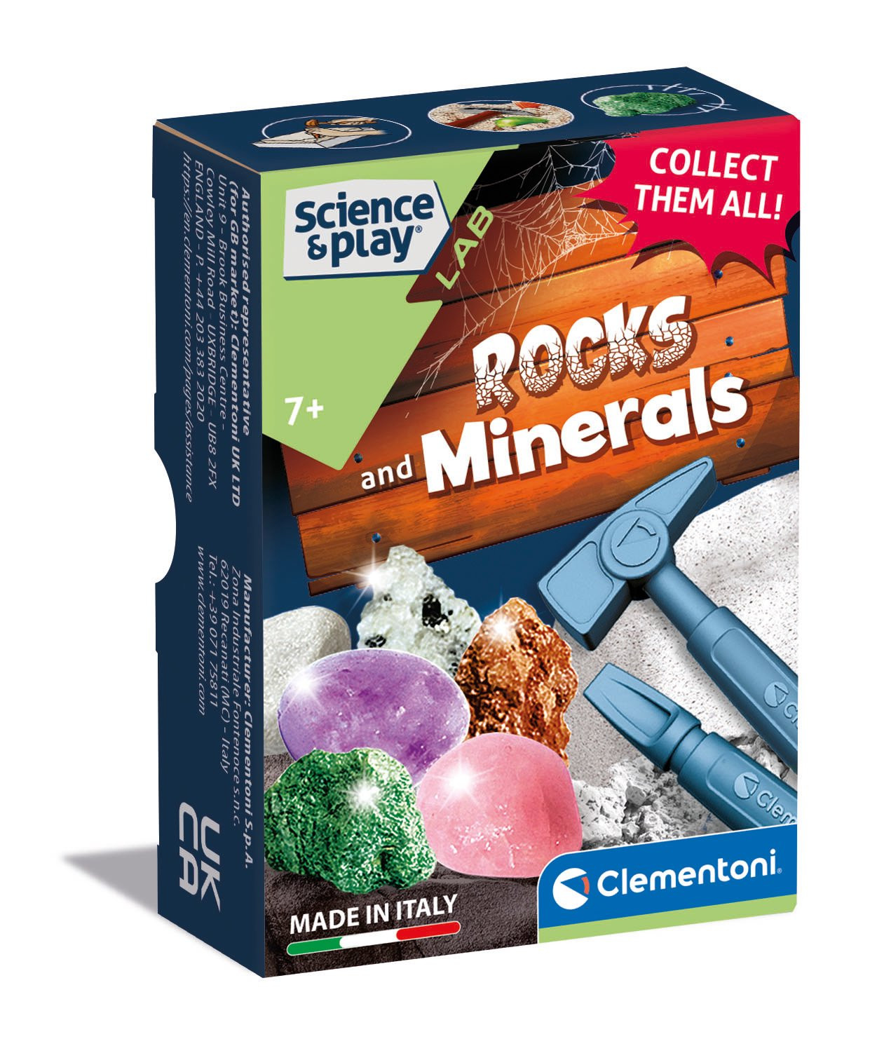 Clem. Mini-graafset mineralen
