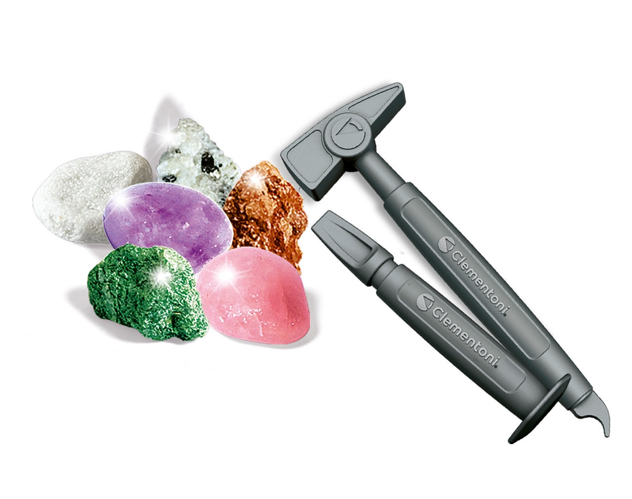 Clem. Mini-graafset mineralen