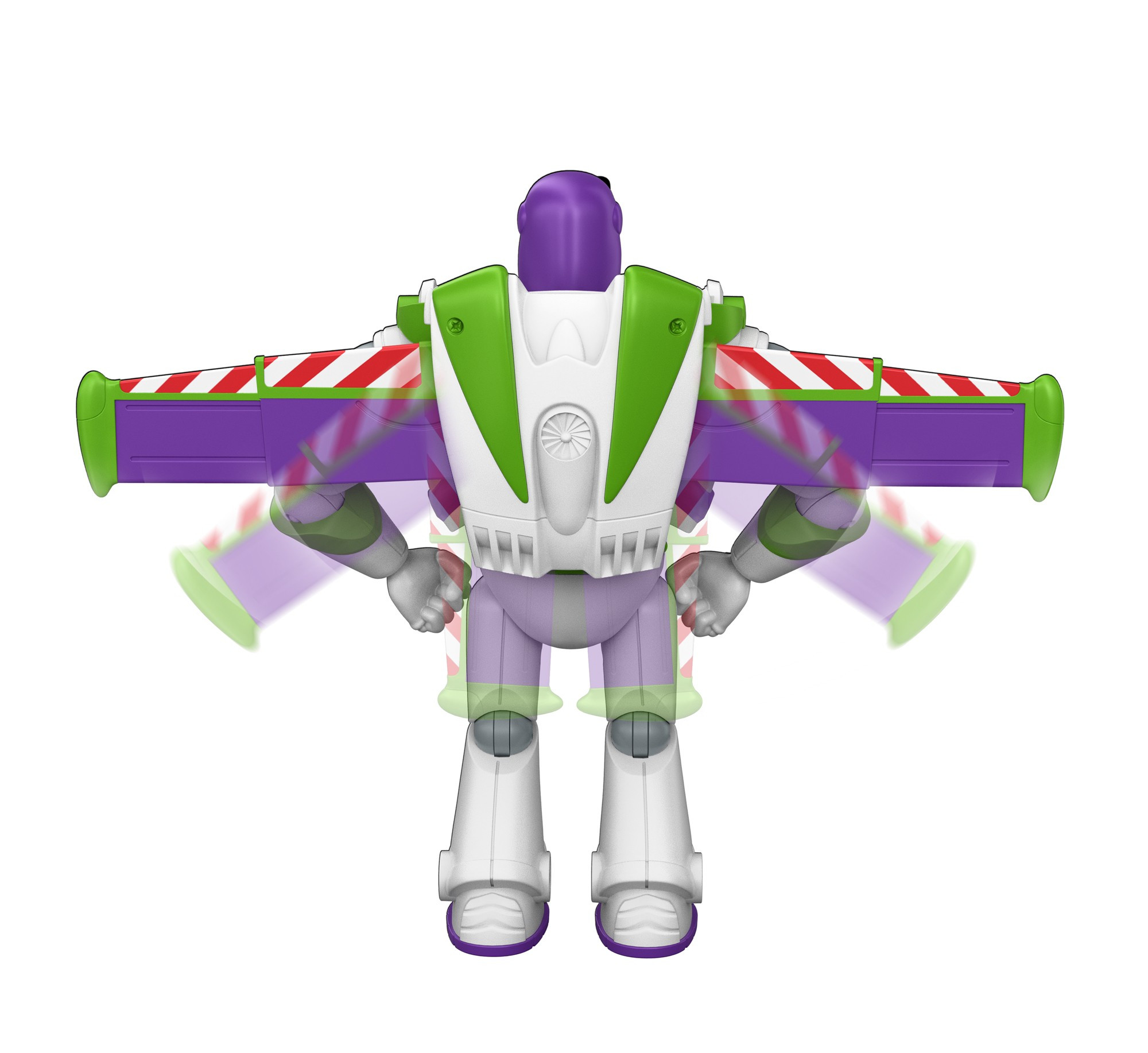 Figurine Buzz l'Éclair avec ailes déployables, 30 cm