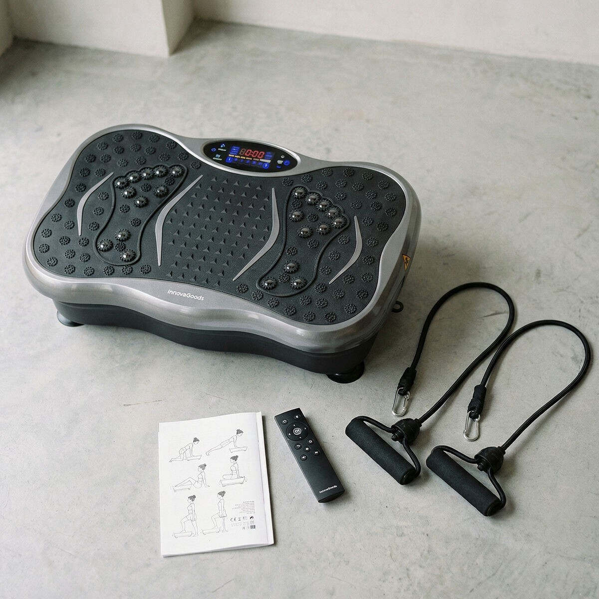 Plateforme vibrante avec Bluetooth, bracelets et télécommande