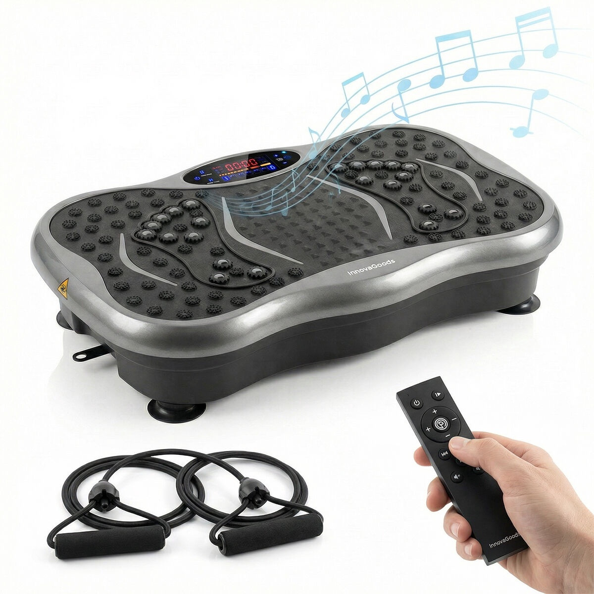 Vibration Platform with Bluetooth, Bands & Remote