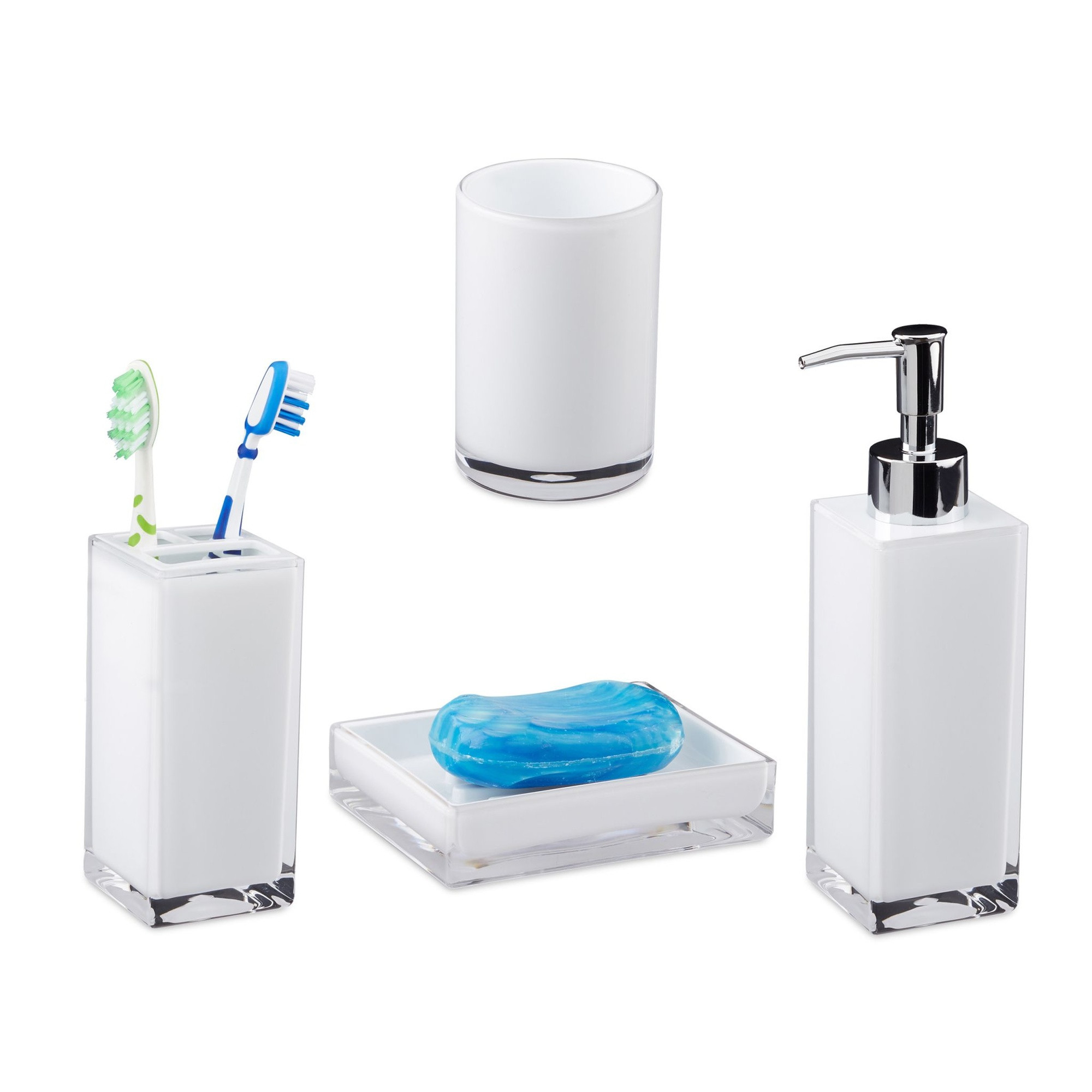 Set da bagno con 4 parti