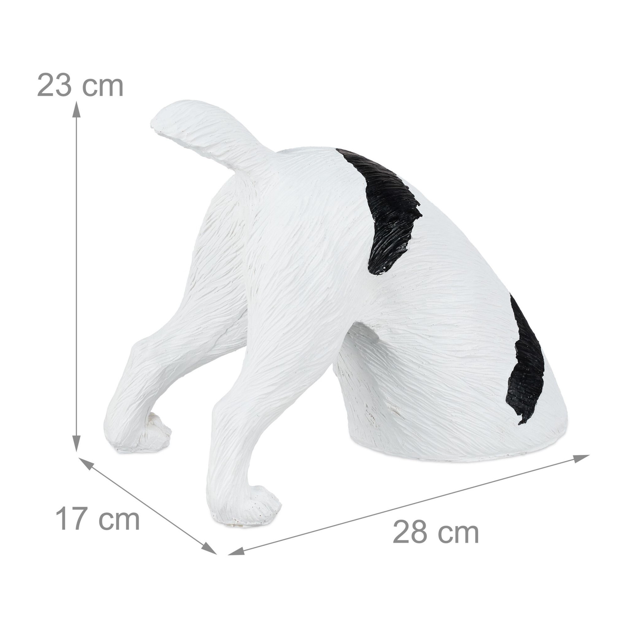 Gartenfigur grabender Hund