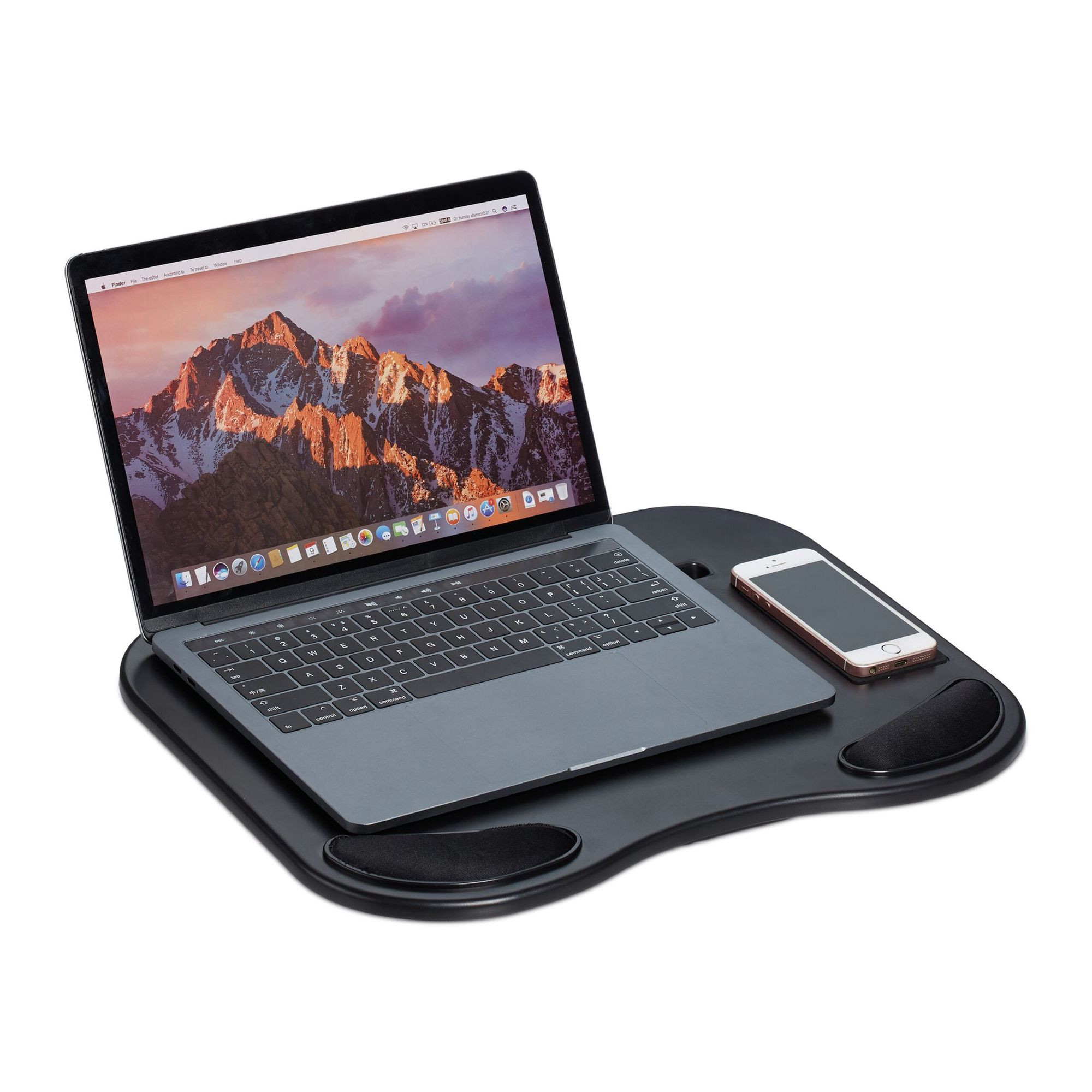 Ginocchiera per laptop nera