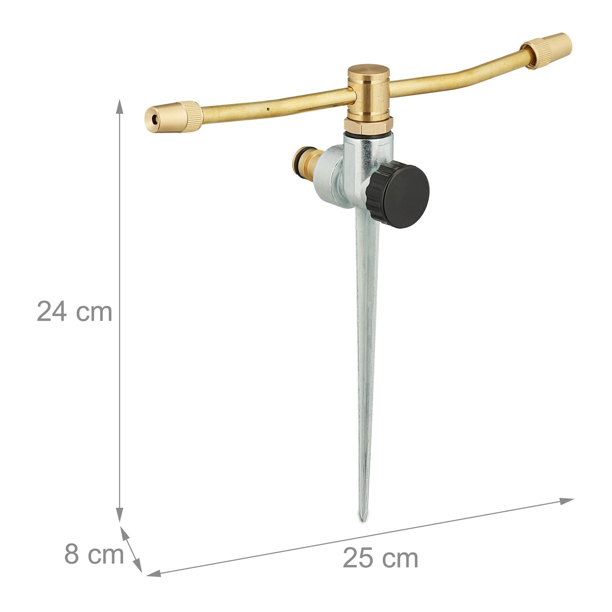 Gartensprinkler mit Erdanker
