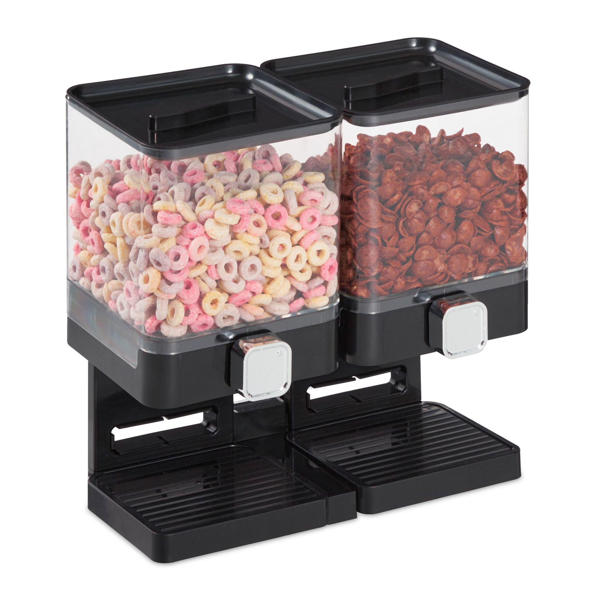 Dubbele ontbijtgranendispenser