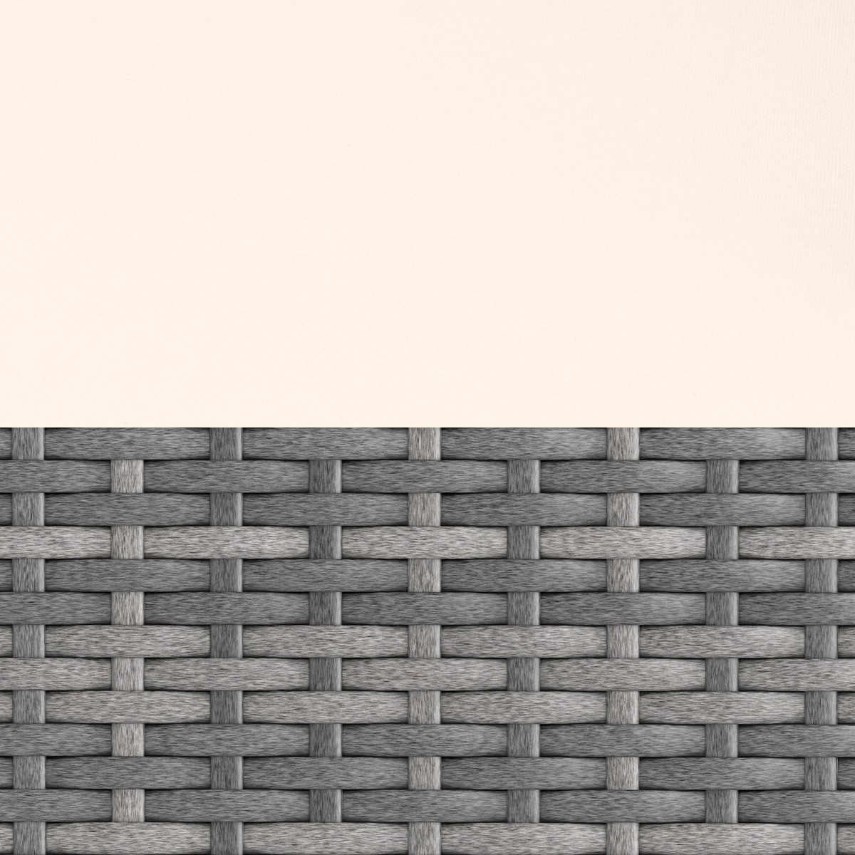 Conjunto de sofá modular para pátio de 3 peças com almofadas, branco