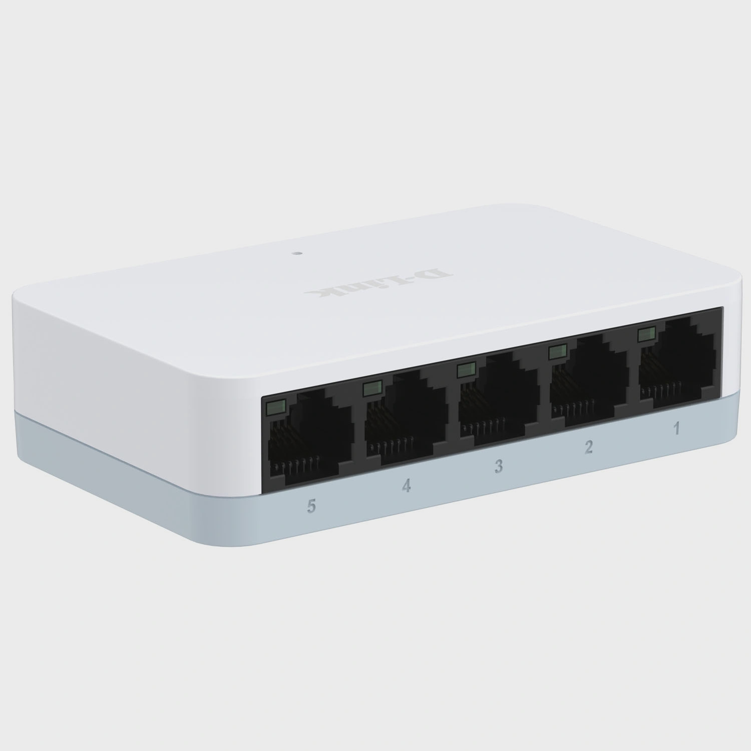 Switch Fast Ethernet a 5 porte, design compatto