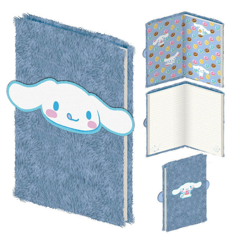 Pluszowy notes A5 Hello Kitty Cinnamoroll