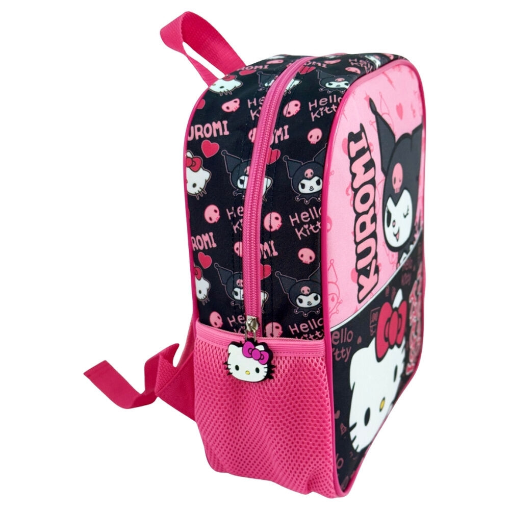 Mochila Hello Kitty e Kuromi 30cm