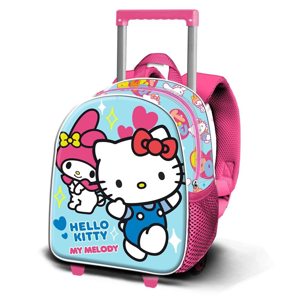 Hello Kitty Vriendschap 3D-trolley 34 cm
