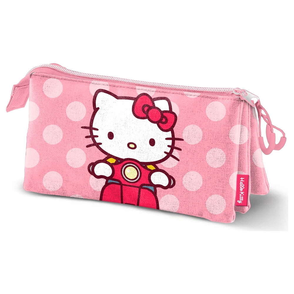 Trousse triple Hello Kitty
