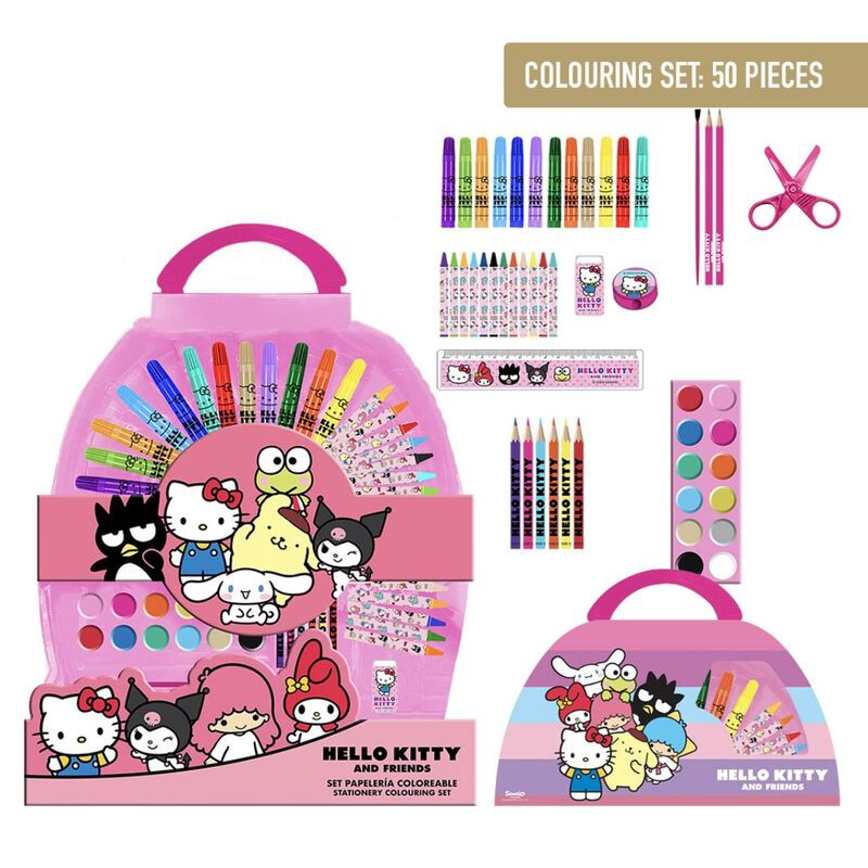 Hello Kitty Schreibwarenset, 50-teilig