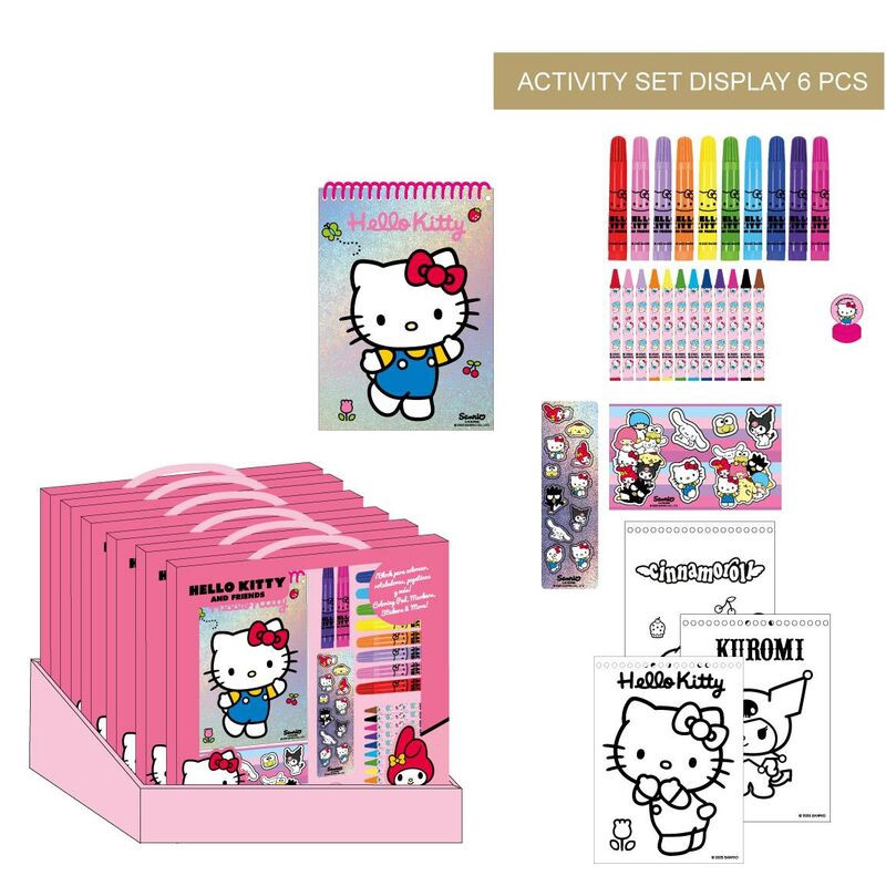 Hello Kitty Mal- und Schreibwarenset