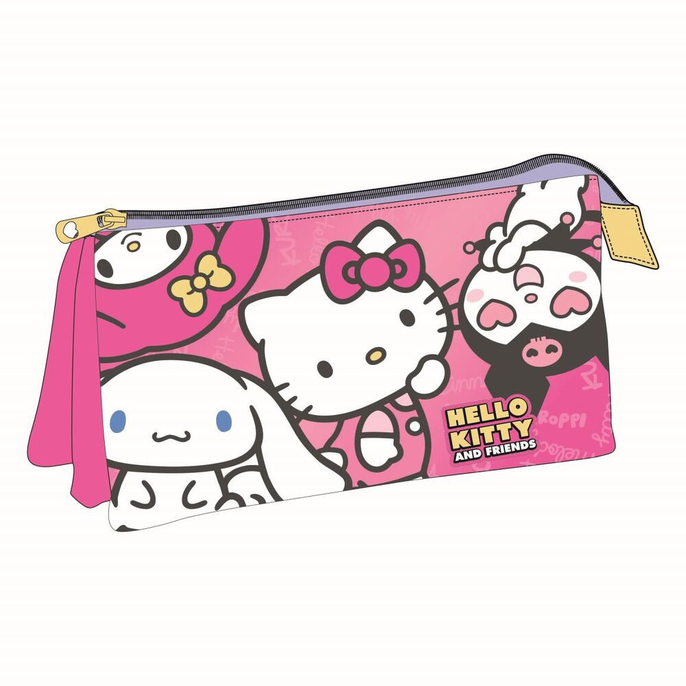 Astuccio triplo di Hello Kitty e amici