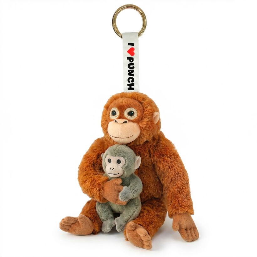 Brelok pluszowy Punch Monkey 15cm