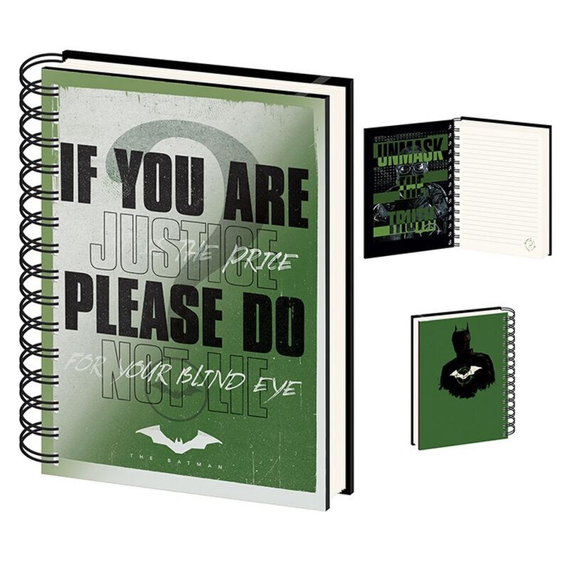 DC Comics The Batman Riddler A5 lenticular notebook