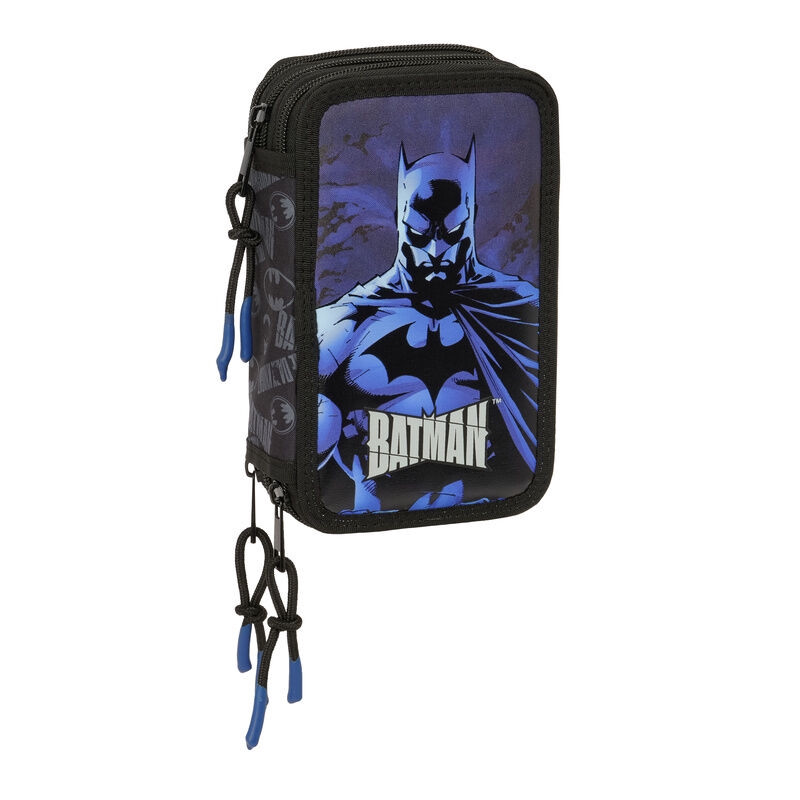 Ensemble de trois trousses Batman – 37 pièces, multi-compartiments