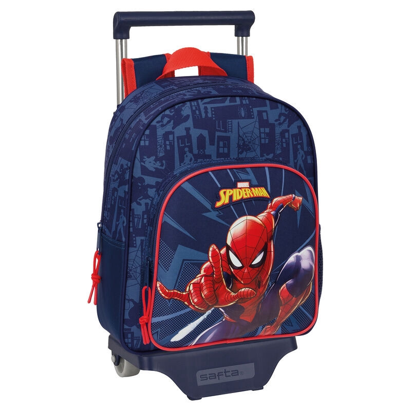 Spiderman Trolley Backpack, 34cm, Ergonomic Straps