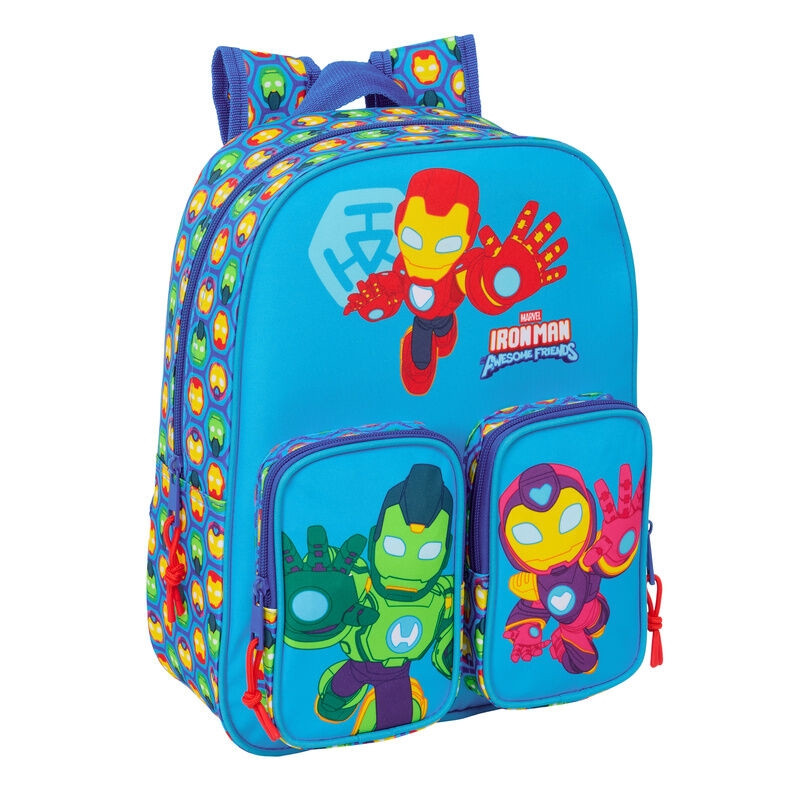 Iron Man Backpack 34cm with Trolley Adaptability