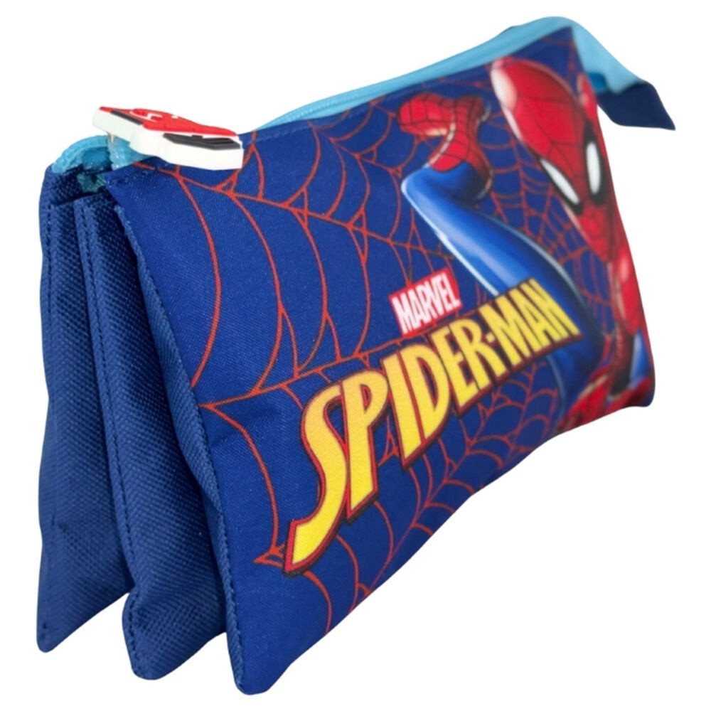 Astuccio triplo per matite Marvel Spiderman Web
