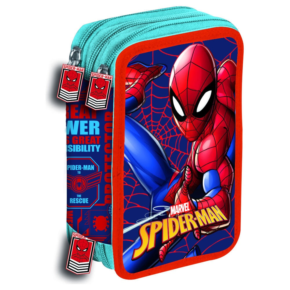 Trousse triple Marvel Spiderman Web