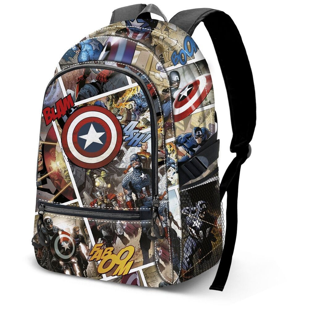 Marvel Captain America Comic triple pencil case