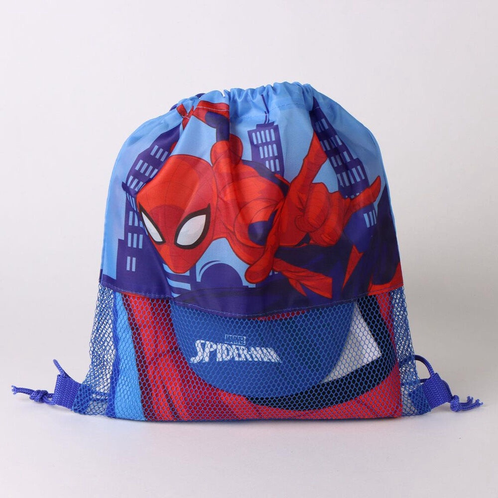 Marvel Spiderman handdoek + tas + pet set