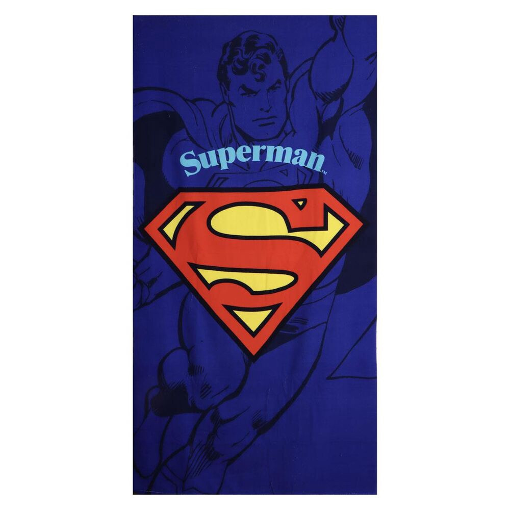 Telo mare in microfibra di Superman della DC Comics