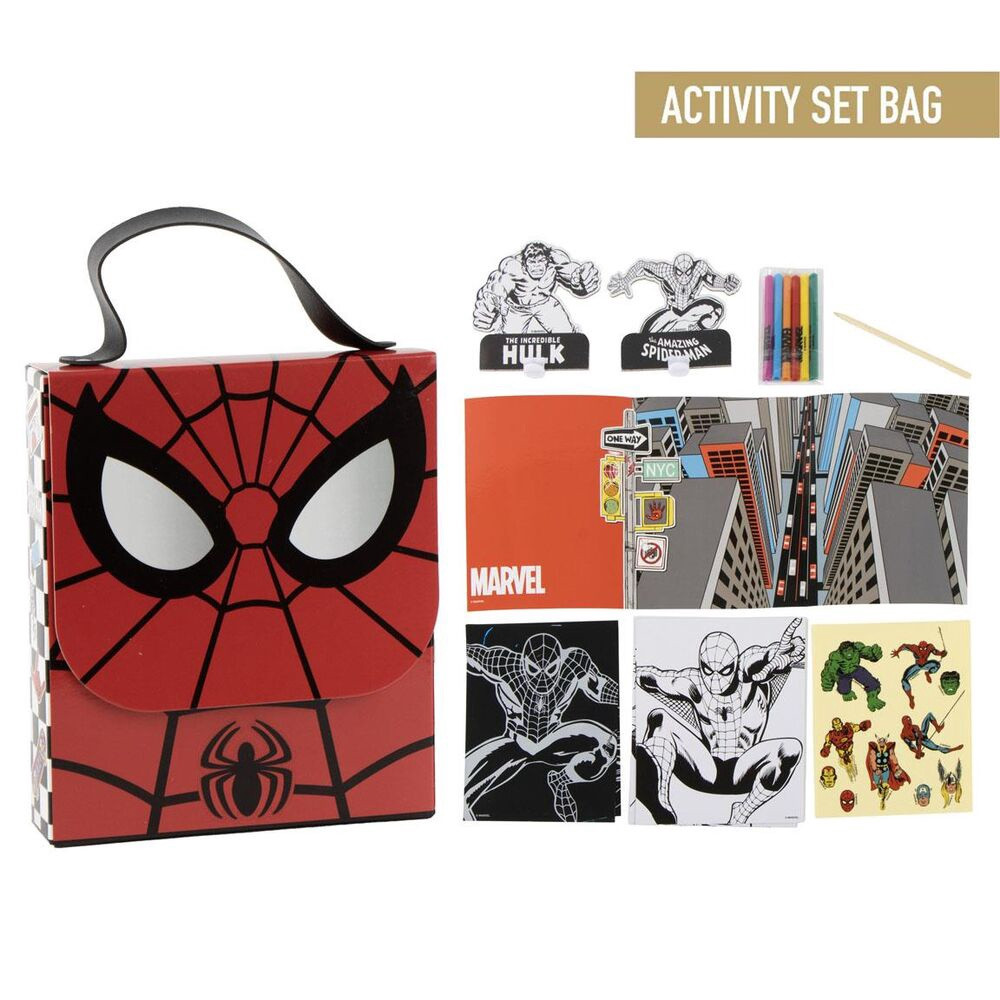 Marvel Spiderman Malrucksack-Set