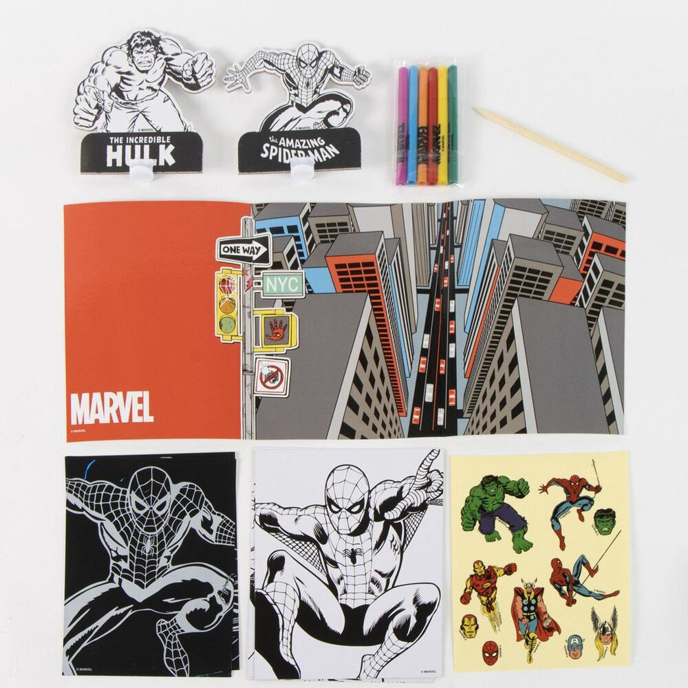 Marvel Spiderman Malrucksack-Set