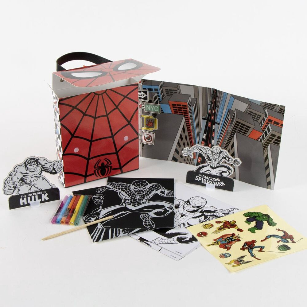 Ensemble de sac à dos à colorier Marvel Spiderman