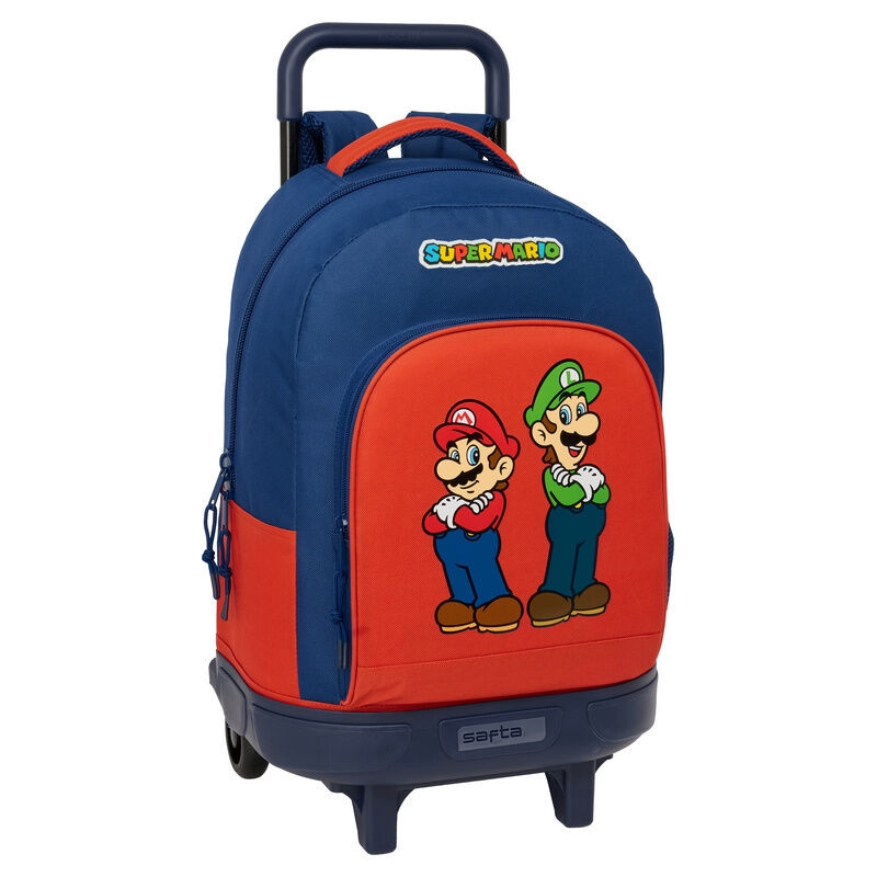 Super Mario Bros Compact Trolley with Removable Backpack