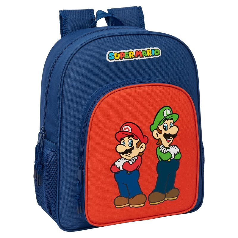 Super Mario Bros Backpack, 38cm, Trolley Adaptable
