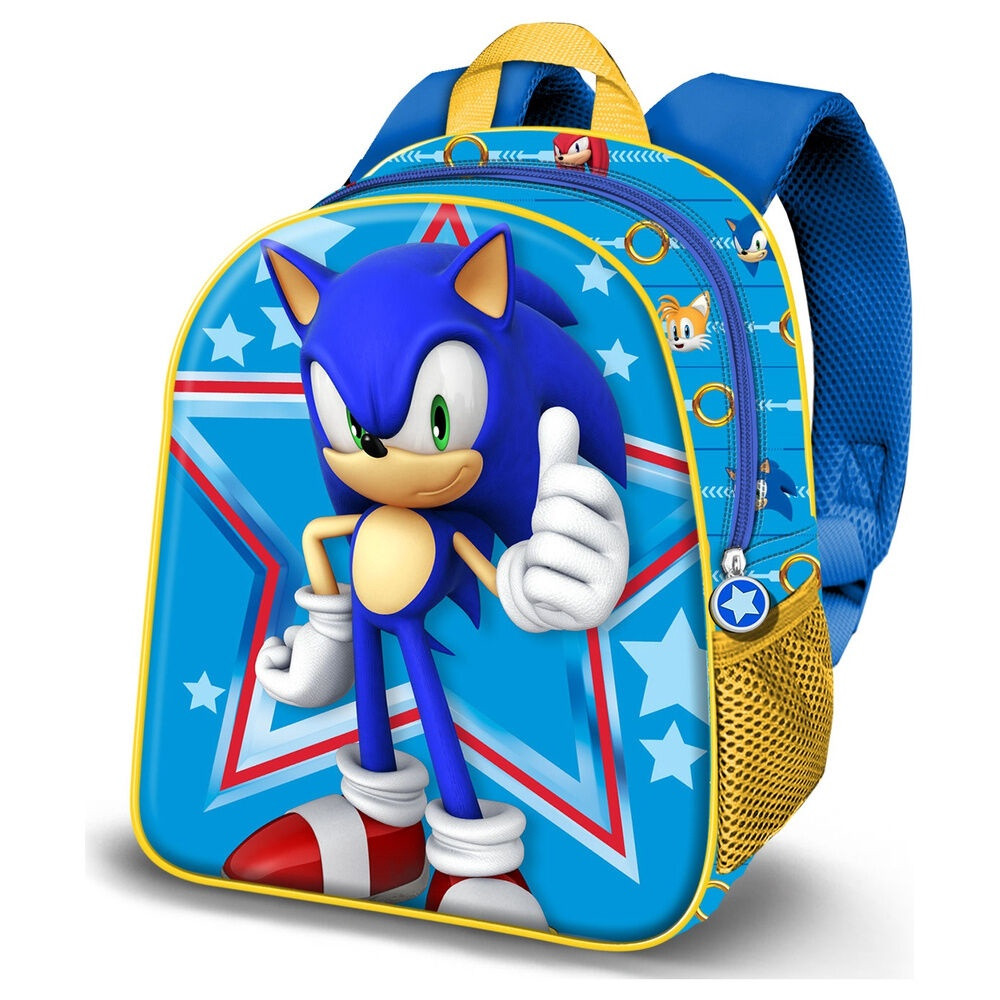 Sonic the Hedgehog Star 3D backpack 31cm