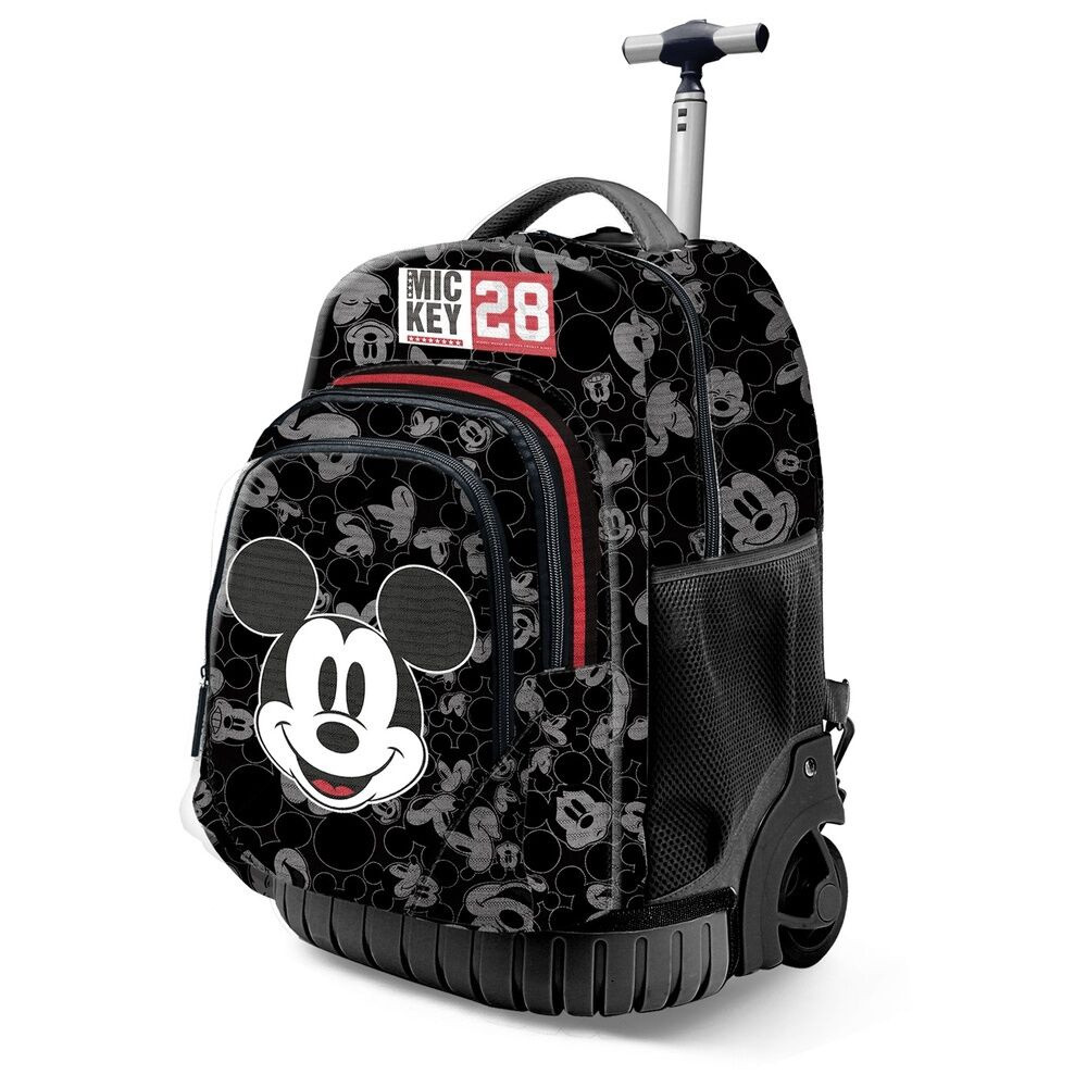 Mickey Mouse Trolley Backpack, 47cm, 2 Wheels, Telescopic Handle