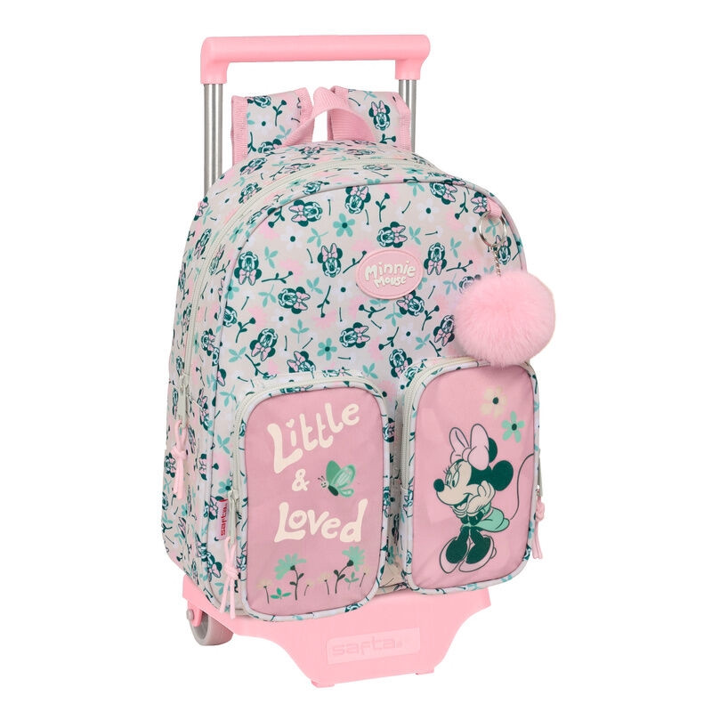 Minnie Mouse Trolley Backpack, 34cm, Removable, Durable